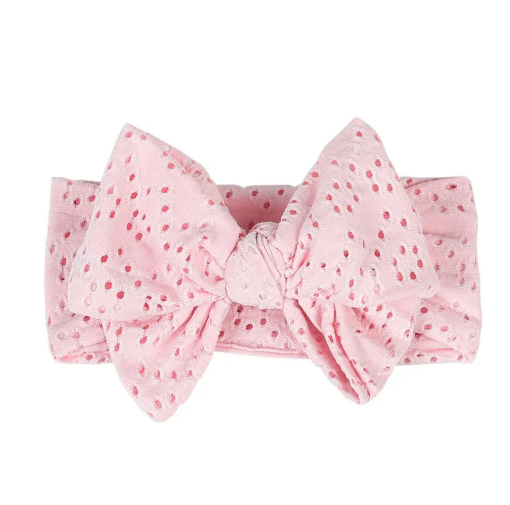 Martine Bow Headband- Pink