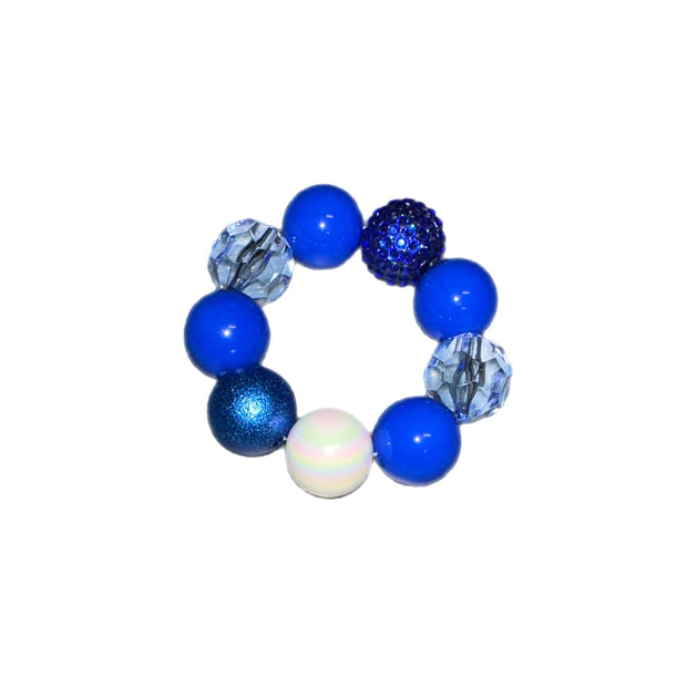 BB Bead Bracelet- Denim Blue