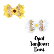 Opal Sunflower Bows