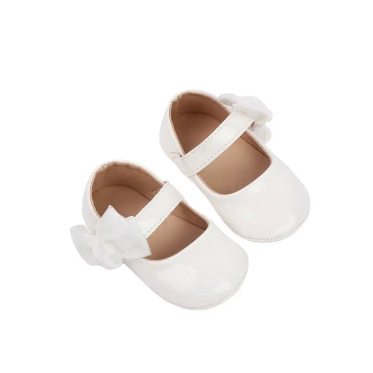 Malorie Bow Shoes- White