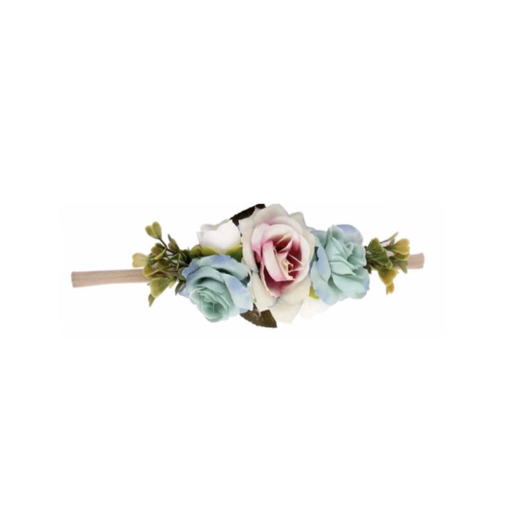 Bouquet Headband- Teal Bunch - SEO Optimizer Test