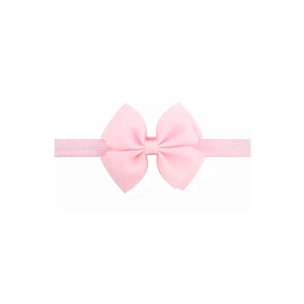 Basic Bow Headband- Baby Pink - SEO Optimizer Test