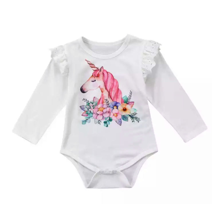 Indigo Unicorn Romper