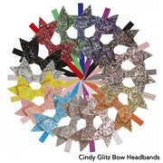 Cindy Glitz Bow Headbands