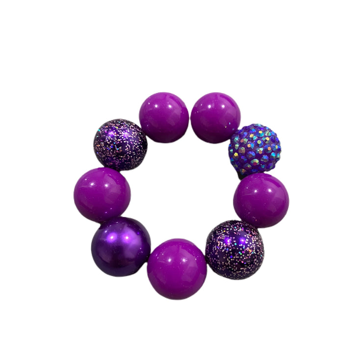 BB Bead Bracelet- Fierce Purple