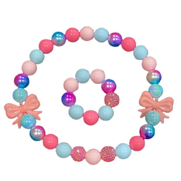 BB Bead Set- Tie Dye Bows