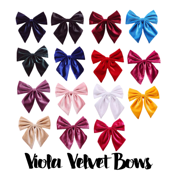 Viola Velvet Bows