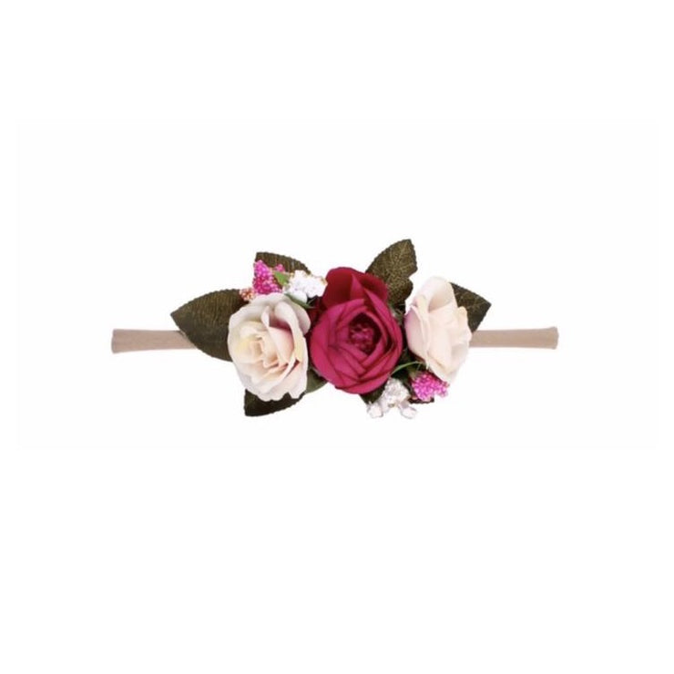 Bouquet Headband- Maroon in the middle - SEO Optimizer Test