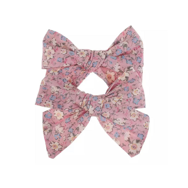 Izabella Piggie Bows- Pink Floral