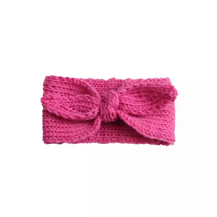 Winter Knitted Headband- Bright Pink - SEO Optimizer Test