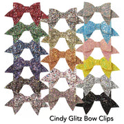 Cindy Glitz Bow Clips