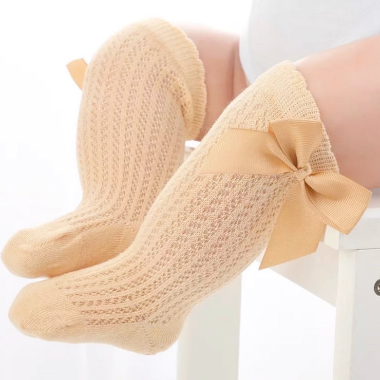 Candice Bow Socks- Caramel - SEO Optimizer Test
