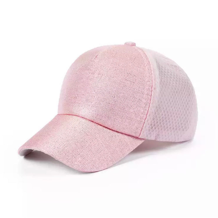 Kelsey Trucker Cap- Shimmer Pink