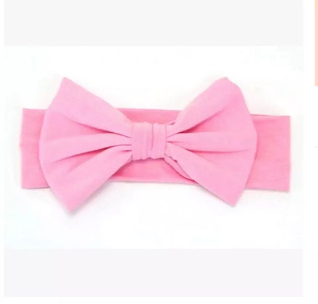 All that Bow Headband- Baby Pink - Bamboletta's Boutique
