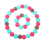 BB Bead Set- Speckled Melons