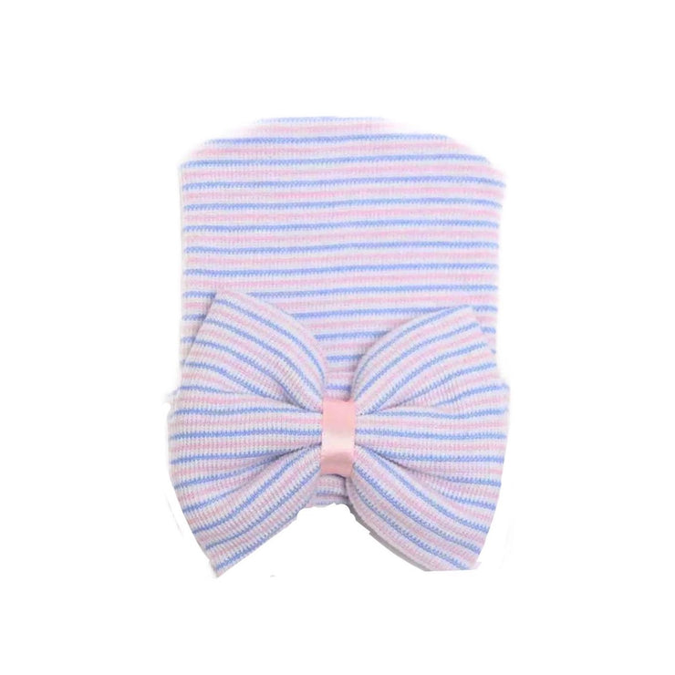 Baby BOW Beanie- Pink & Blue - SEO Optimizer Test