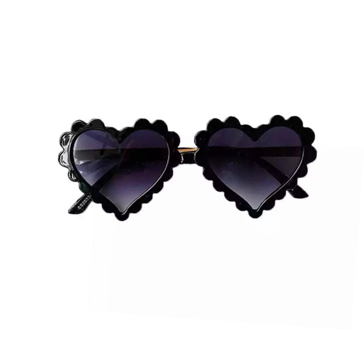 Heart of Hearts Sunnies- Black