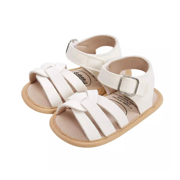 Caila Cross Sandals - White
