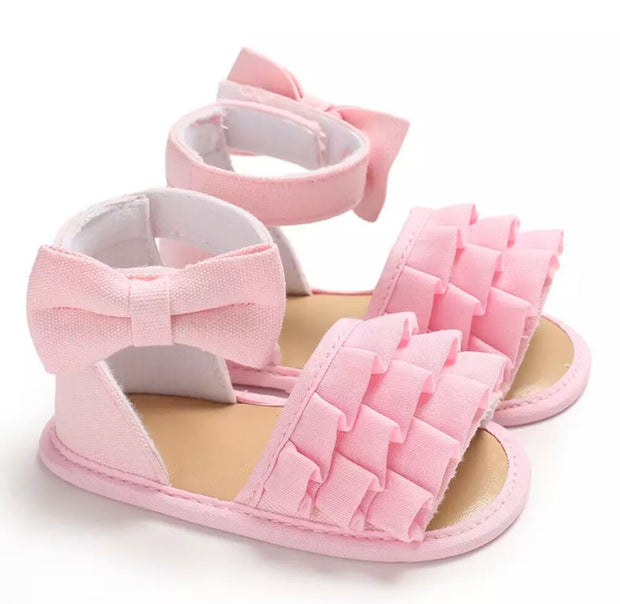 Emaline Ruffle Sandals - Pink - SEO Optimizer Test