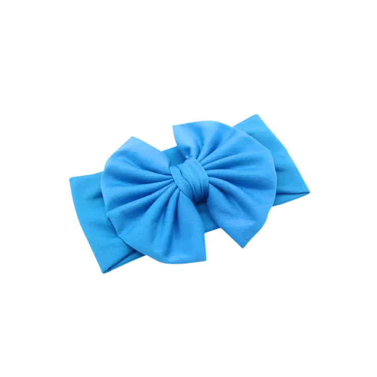 Aria Bow Headband- Blue
