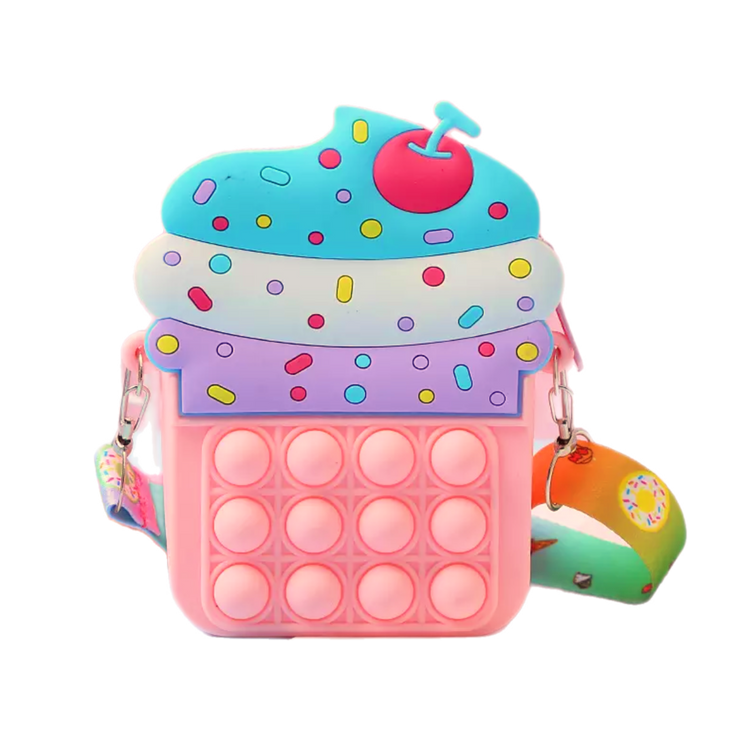 Pop it Mini Purse- Cupcake