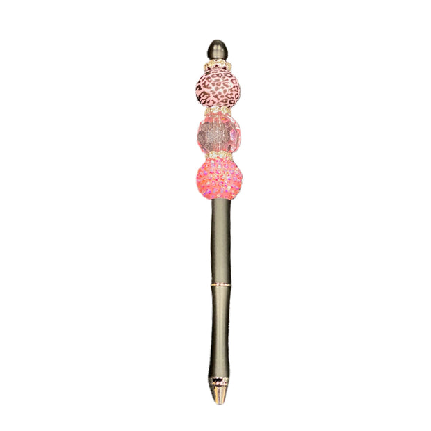 BB Bead Pen- Pink Leopard
