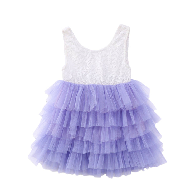 Ophelia Tulle Dress- Purple