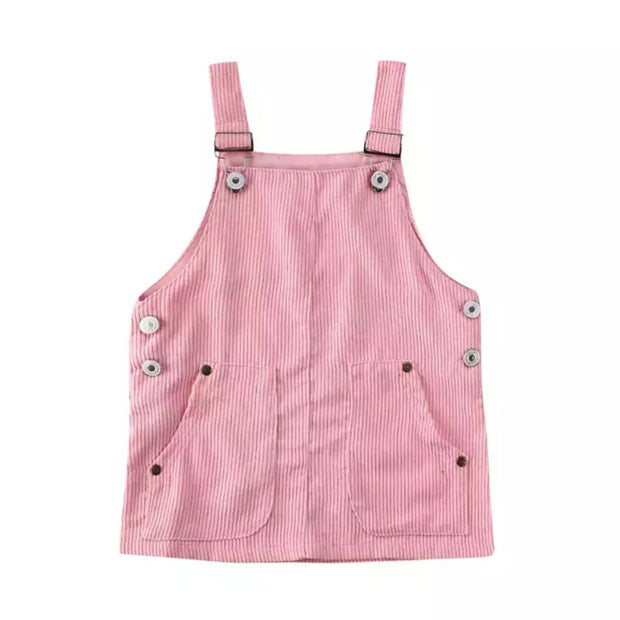Marla Overall Dress- Pink
