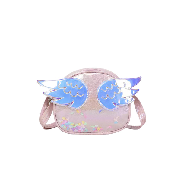 Wings Purse- Holographic Pink