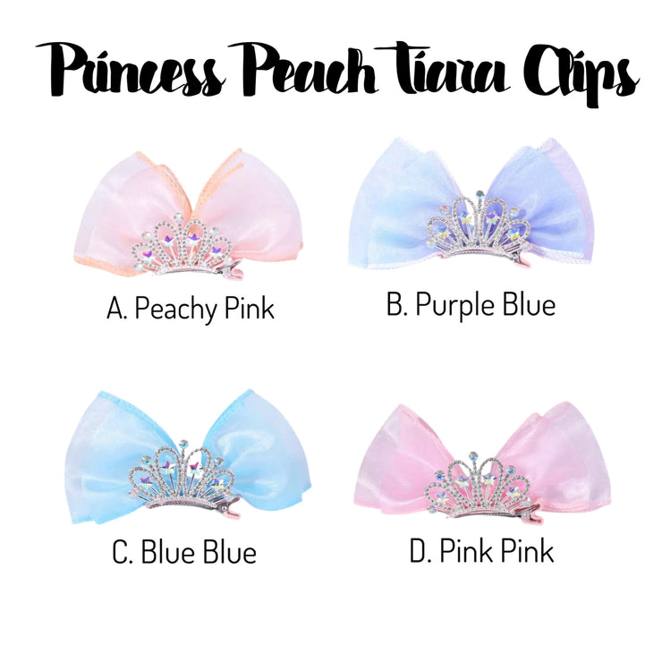Princess Peach Tiara Bows