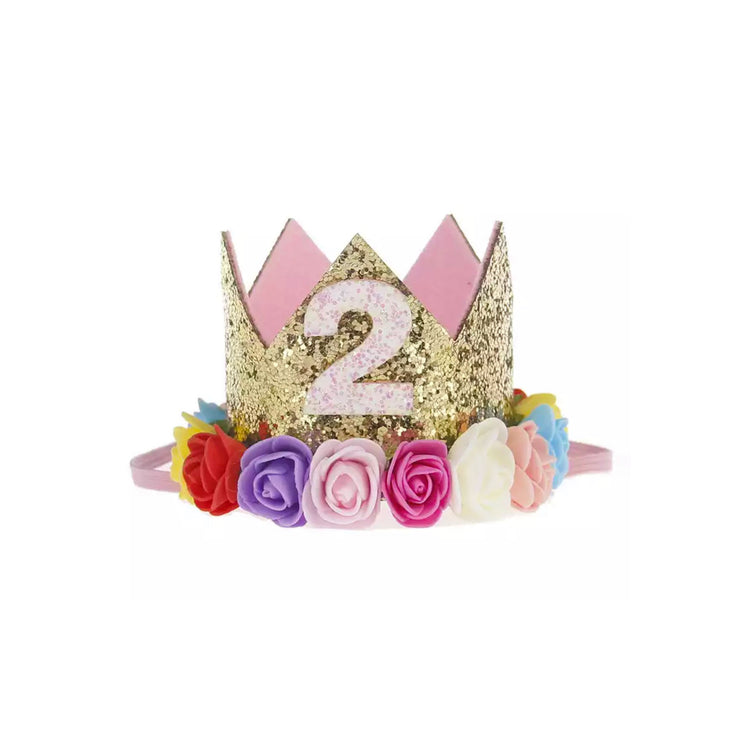 Ultimate 2nd Birthday Crown - Rainbow