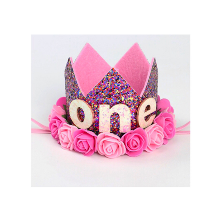Ultimate “ONE” Birthday Crown - Dark Pink - SEO Optimizer Test