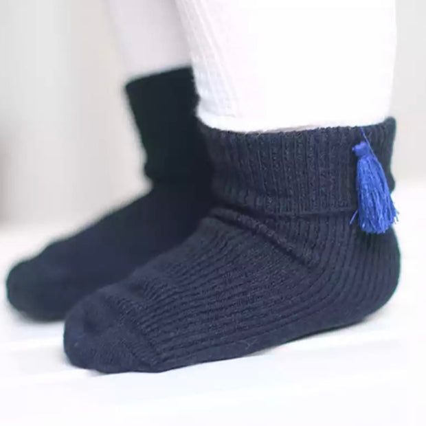 Tassel Socks- Deep Blue - SEO Optimizer Test