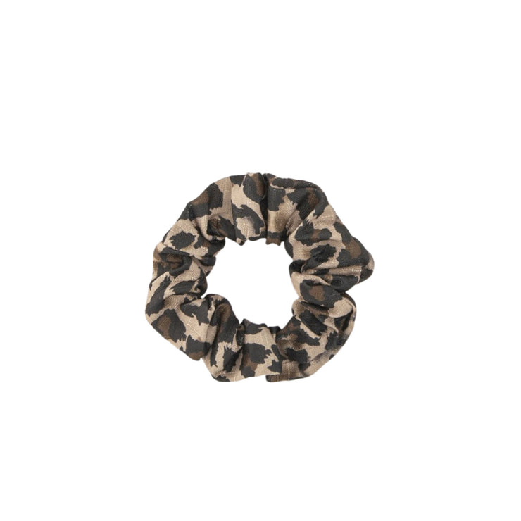 Sloan Scrunchie- Linen Leopard